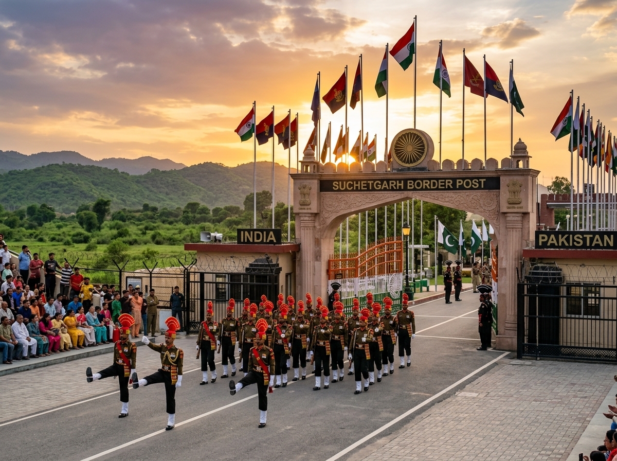 Suchetgarh Border Beating Retreat Ceremony